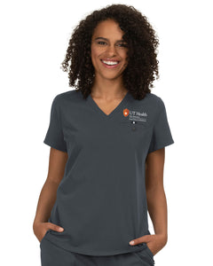 Women's koi Next Gen Ready to Work Top - Pewter