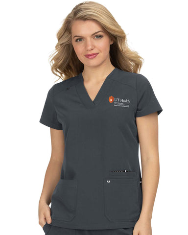 Women's koi Next Gen Hustle and Heart Top - Pewter