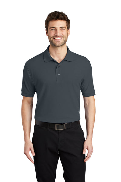 Port Authority® Unisex Silk Touch Polo - Dark Grey