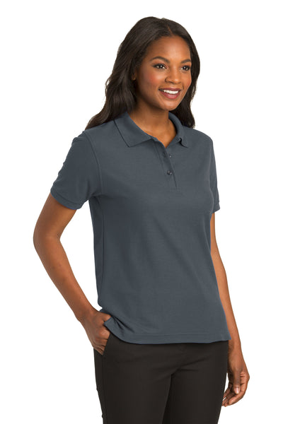 Port Authority® Ladies Silk Touch Polo - Dark Grey