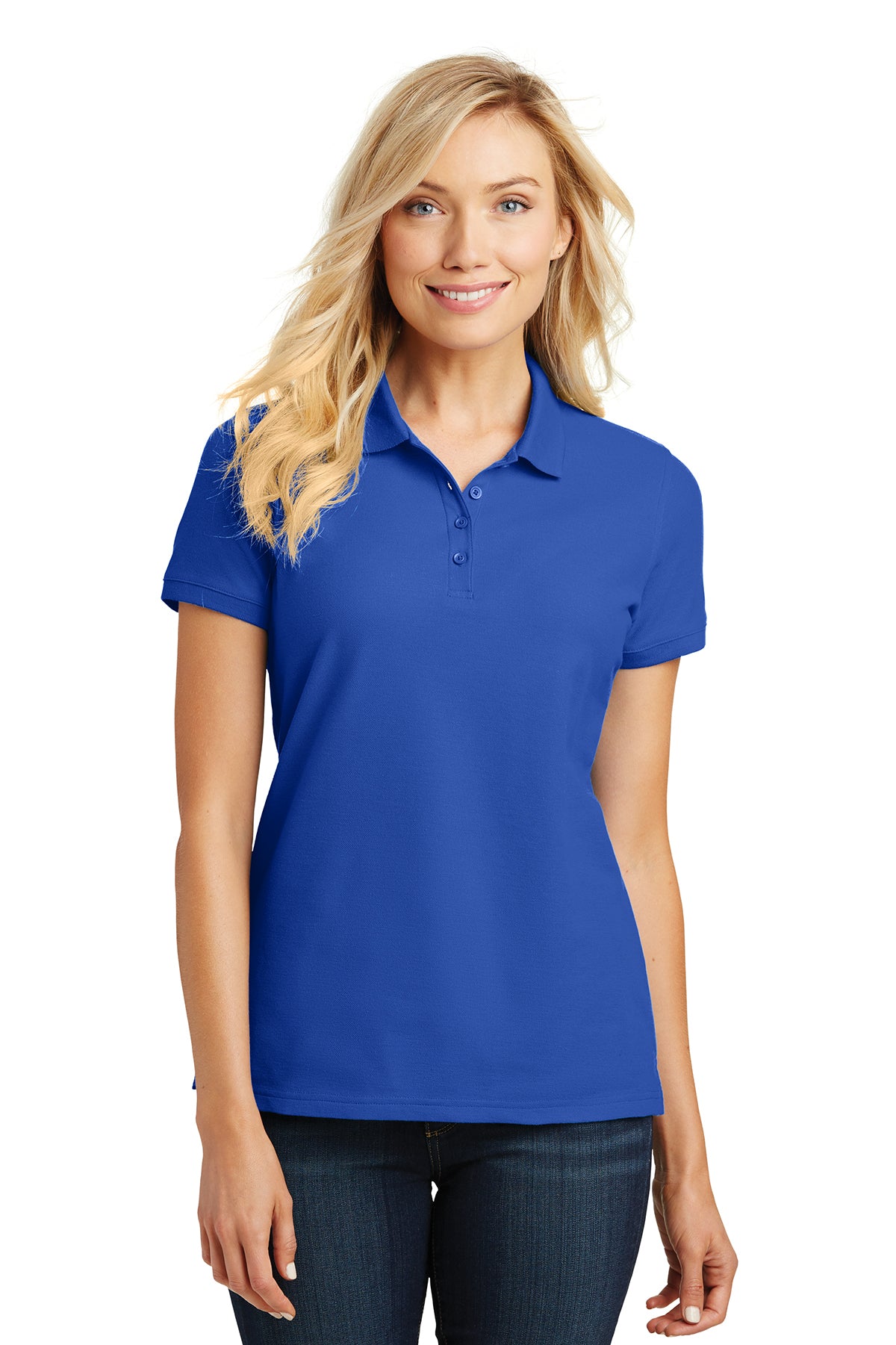 Port Authority® Ladies Core Classic Pique Polo - True Royal