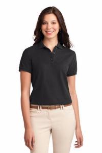 Port Authority® Ladies Silk Touch Polo - Black - US Acute Care + Proscribe