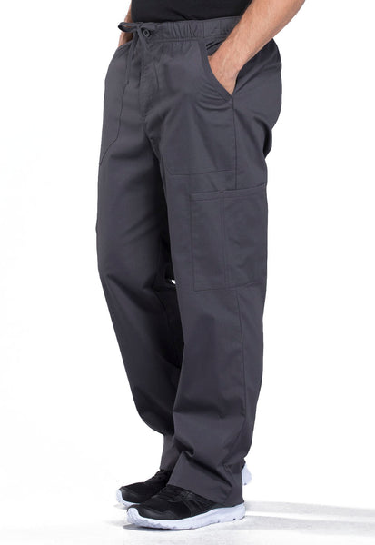Men's Tapered Leg Fly Front Cargo Pant - Trainer Pewter