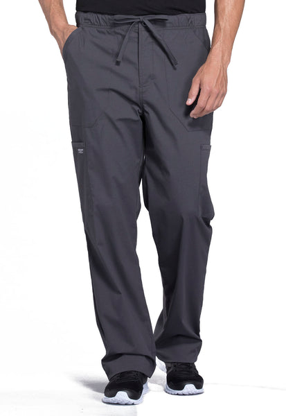 Men's Tapered Leg Fly Front Cargo Pant - Trainer Pewter