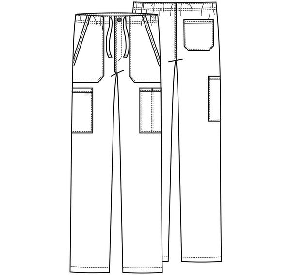 Men's Tapered Leg Fly Front Cargo Pant - Trainer Pewter